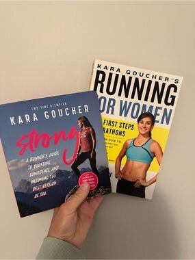 Kara Goucher Running Book Bundle | Women’s Running Half Marathon Training Set